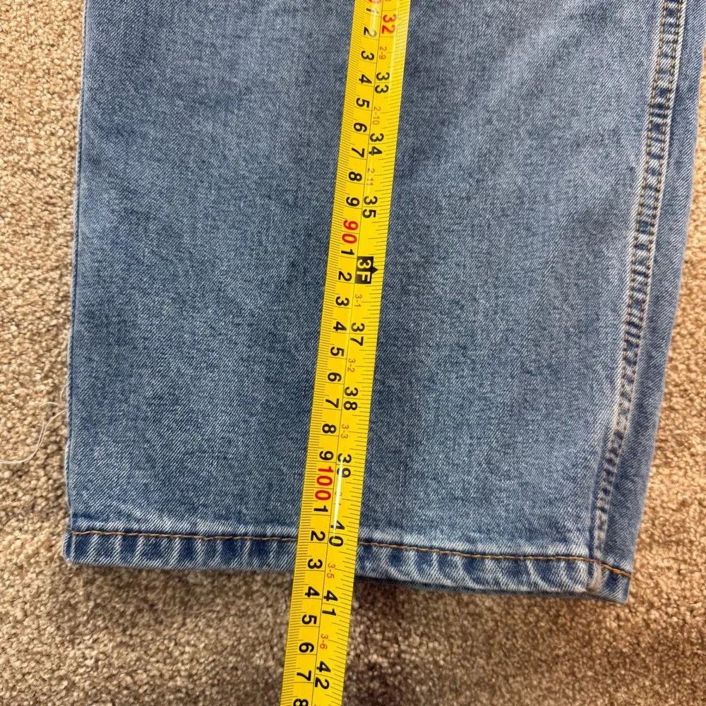 Levis 550 Relaxed Fit Blue Jeans Mens 52x29 Medium Wash Denim 52 29 Work Classic